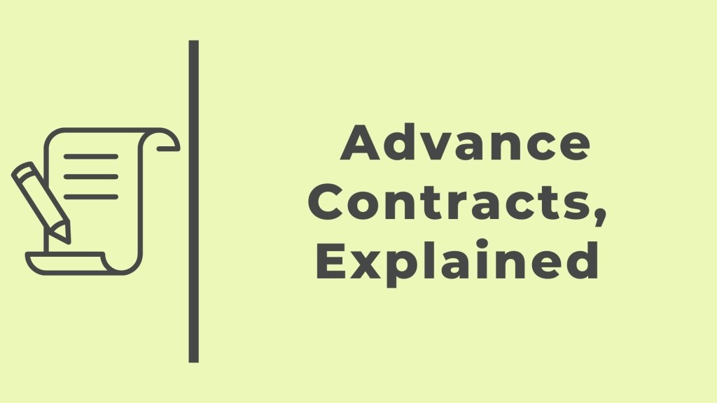 Picture of: Advance Contracts, Explained — Manuscript Works