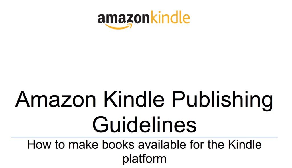 Picture of: Autoren-Tipp: Amazon-Richtlinien, die Sie beim Formatieren Ihres
