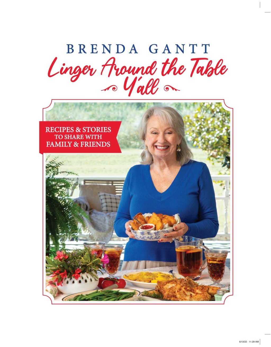 Picture of: Brenda Gantt Linger Around the Table Y’all (REPRINT – Second cookbook  published fall ) Book