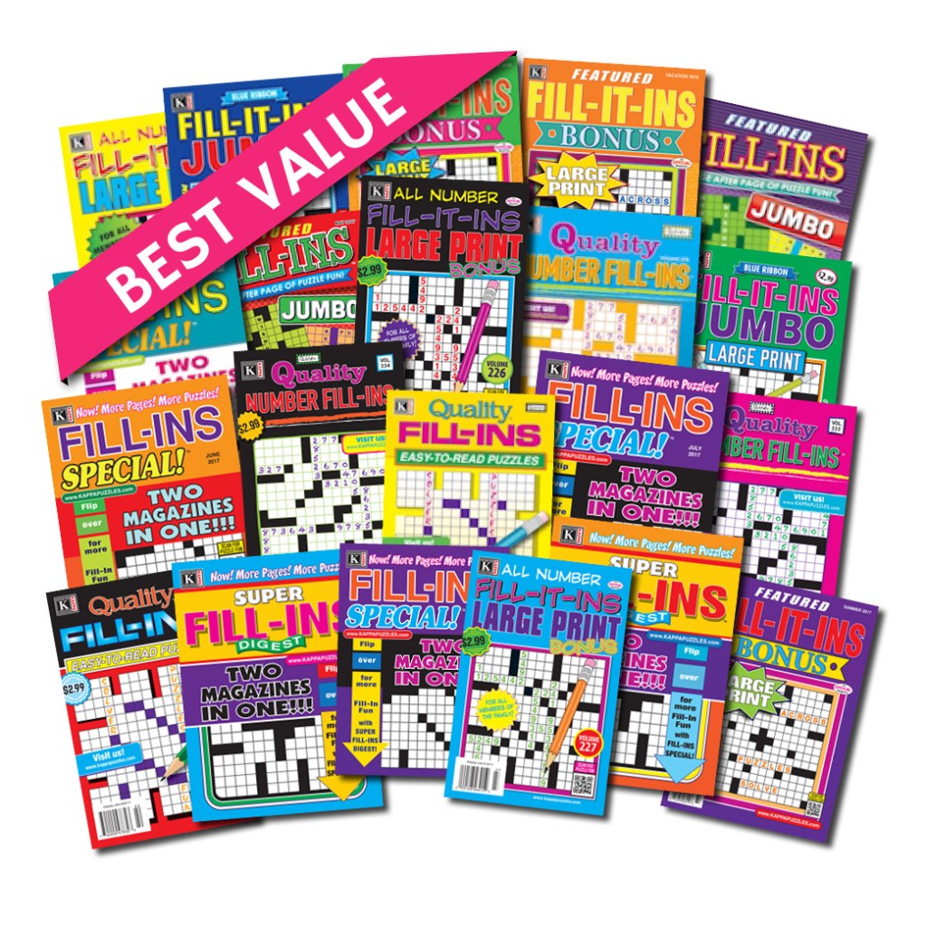 Picture of: Fill-In Magazines