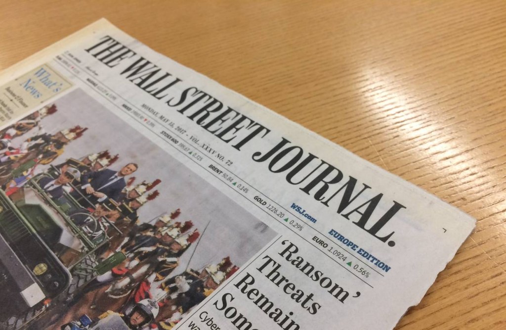 Picture of: The Wall Street Journal to Stop Publishing Europe, Asia Print